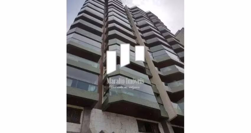 Cobertura com piscina privativa em frente a praia com vista mar total e definitiva em Praia Grand..