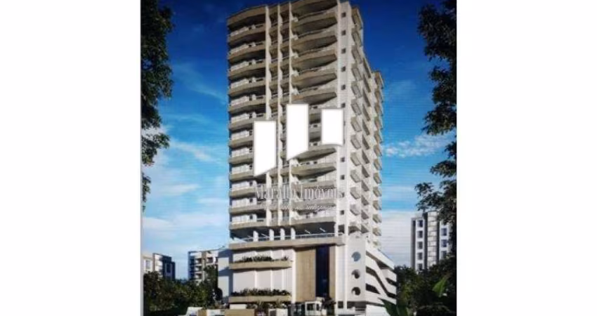 Apartamento de 2 dormitórios com sacada gourmet na Aviação em Praia Grande SP.