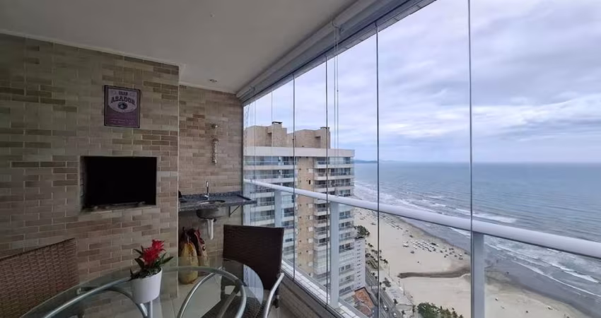 Apartamento à venda em Praia Grande-SP, bairro Mirim: 2 quartos, 1 suíte, 1 sala, 2 banheiros, 1 vaga de garagem, 69,37 m². Aproveite!