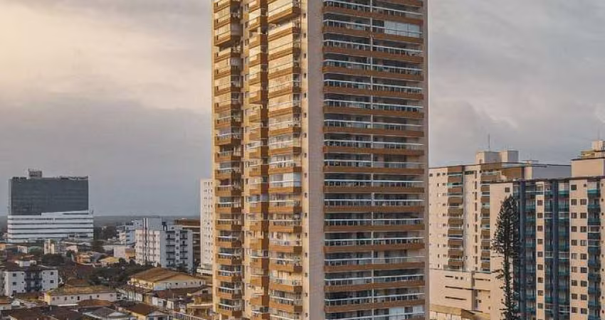 Apartamento à venda em Praia Grande-SP, Guilhermina: 2 quartos, 2 suítes, 1 sala, 3 banheiros, 1 vaga, 101m².