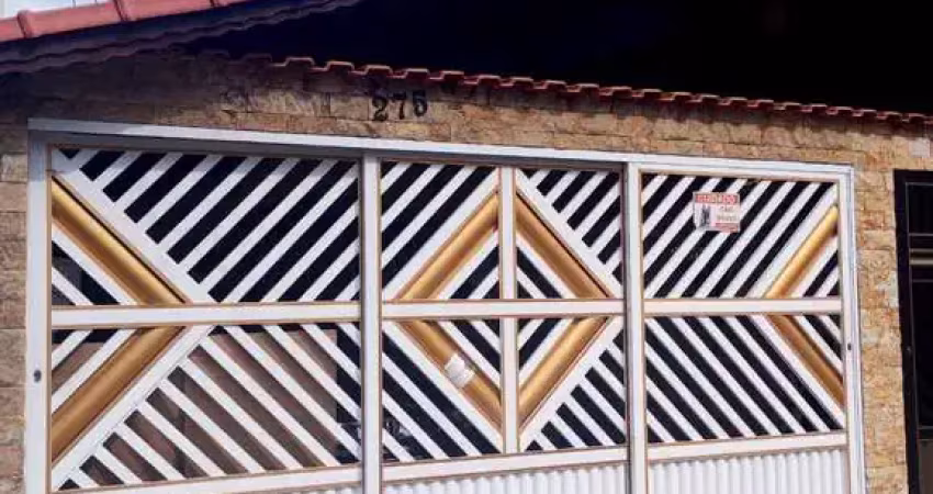 Casa à venda em Praia Grande-SP, Bairro Real: 2 quartos, 1 suíte, 1 sala, 2 banheiros, 2 vagas de garagem, 90,57 m² de área.