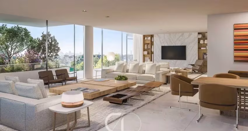 Apartamento de alto padrão com 4 suítes no Batel