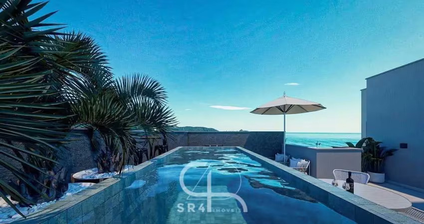 Duplex frente ao mar com 4 suítes à venda