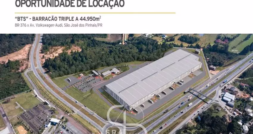 Barracão / Galpão / Depósito para alugar na Avenida Volkswagen Audi, 01, Zona Rural, Curitiba