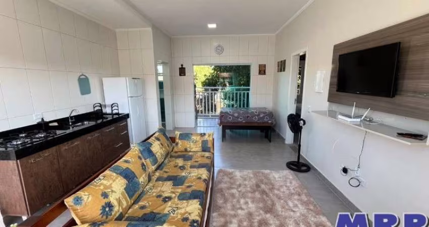 Apartamento de 1 dormitório à venda na Praia da Maranduba. Novo. Aceita financiamento bancário.