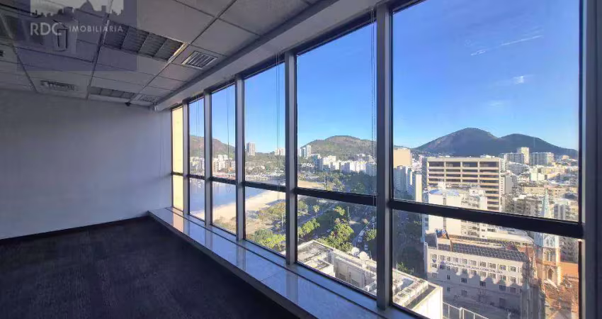 Sala para alugar, 175 m² por r$ 26.050,04/mês - botafogo - rio de janeiro/rj