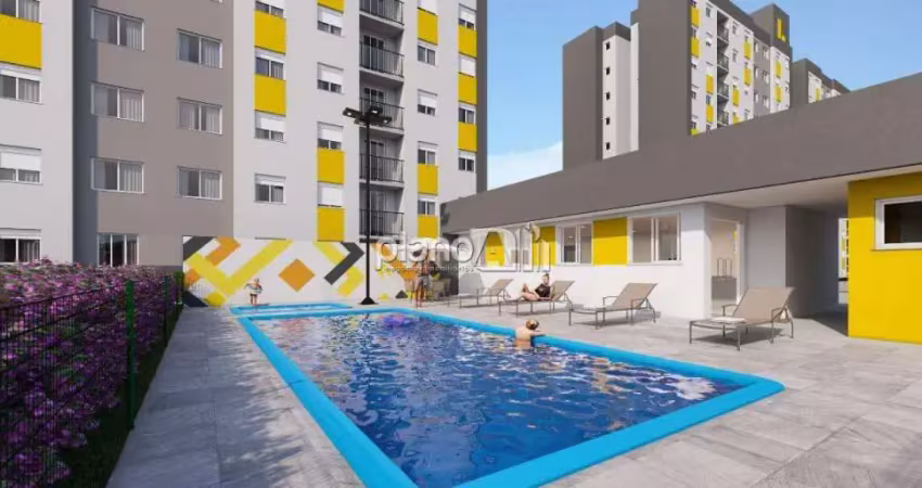 Apartamento à venda, com 47,08m², 2 quartos - Barnabé - Gravataí / RS por R$ 208.331,00