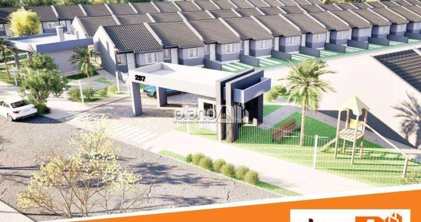 Casa em Condomínio Reserva São Luiz à venda, com 43,75m², 2 quartos - São Luiz - Gravataí / RS por R$ 209.900,00