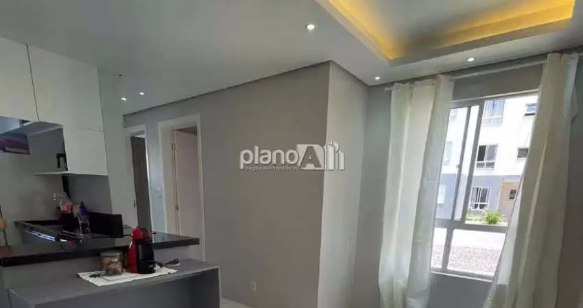 Apartamento residencial itacolomi à venda, com 46m², 2 quartos - santa cruz - gravataí / rs por r$ 180.000,00