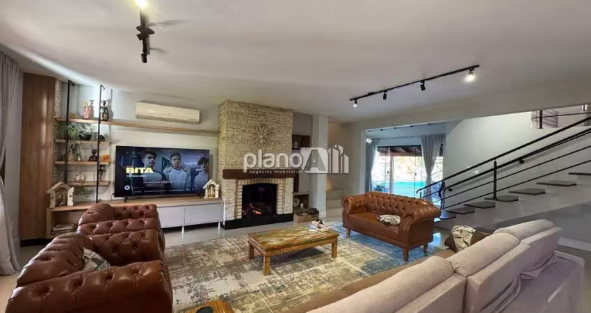 Casa em condomínio paragem dos verdes campos à venda, com 400m², 3 quartos 3 suítes - barro vermelho - gravataí / rs por r$ 2.950.000,00