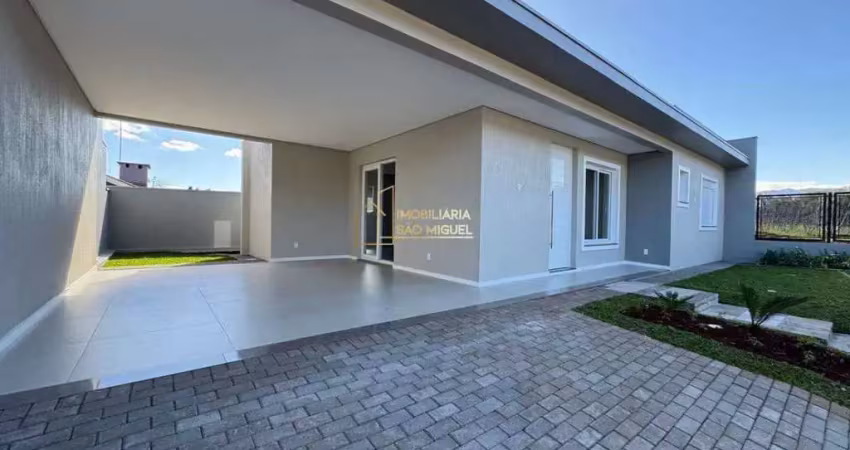 Casas com 3 dormitórios sendo um suíte para venda no bairro industrial em dois irmãos/rs