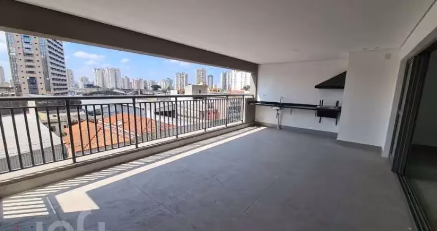 Apartamento à venda com 159m² no bairro da mooca, 4 quartos e 2 suítes