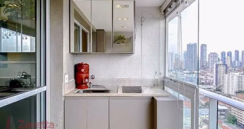 Venda de apartamento de 2 quartos no tatuapé, são paulo-sp: 1 suíte, 3 salas, 1 banheiro, 1 vaga de garagem - 35m²