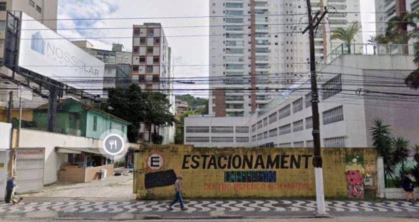 Venda de Terreno no Bairro José Menino em Santos