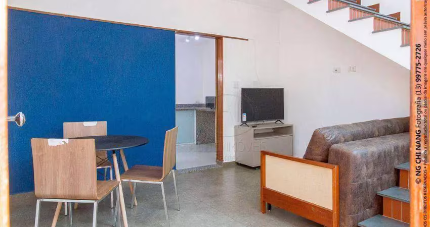 Casa com 2 dormitórios, 70 m² - venda por r$ 620.000,00 ou aluguel por r$ 3.790,02/mês - ponta da praia - santos/sp
