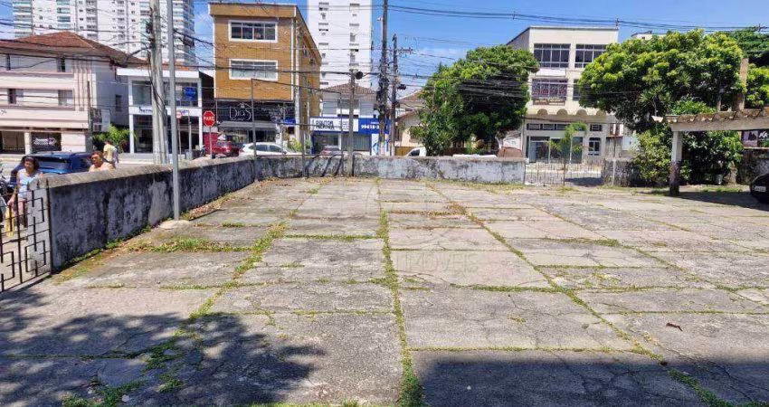 Terreno para alugar, Aparecida - Santos/SP