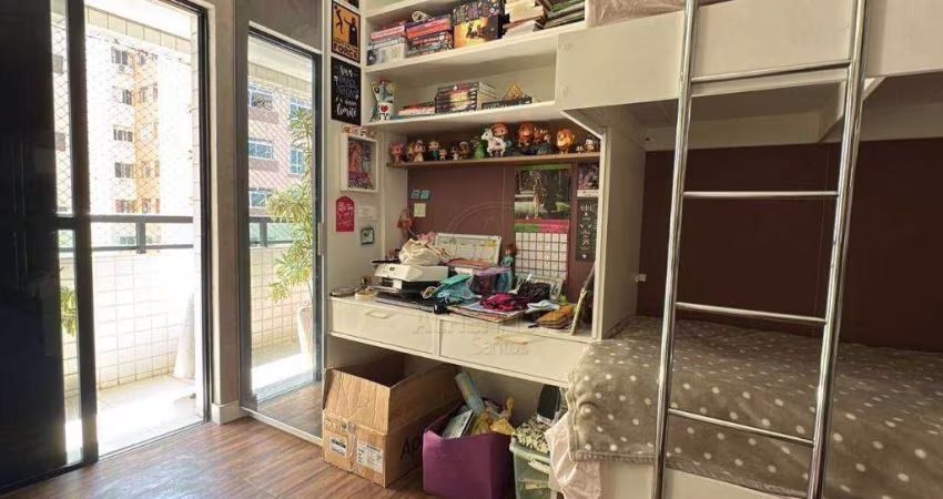 Apartamento, 147 m² - venda por R$ 980.000,00 ou aluguel por R$ 8.300,02/mês - Ponta da Praia - Santos/SP