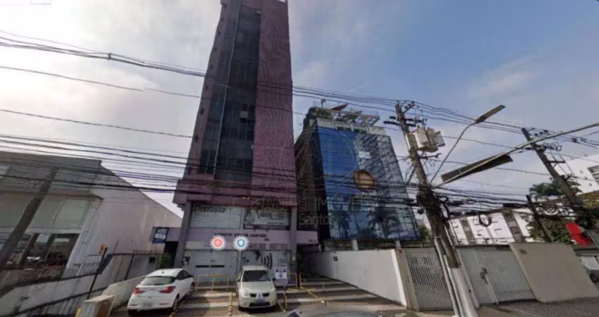 Sala comercial com 2 salas para alugar na Vila Mathias, Santos 