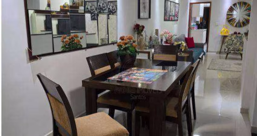 Casa sobreposta alta no Embaré - Santos