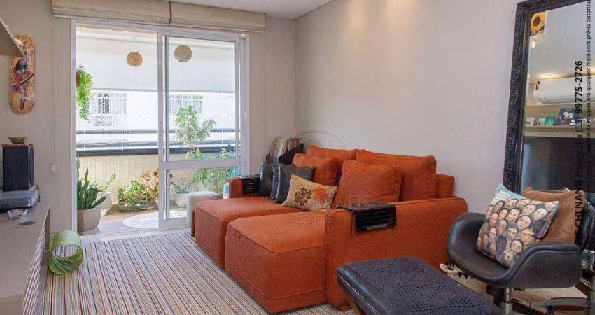Apartamento com 2 quartos à venda no Embaré, Santos 