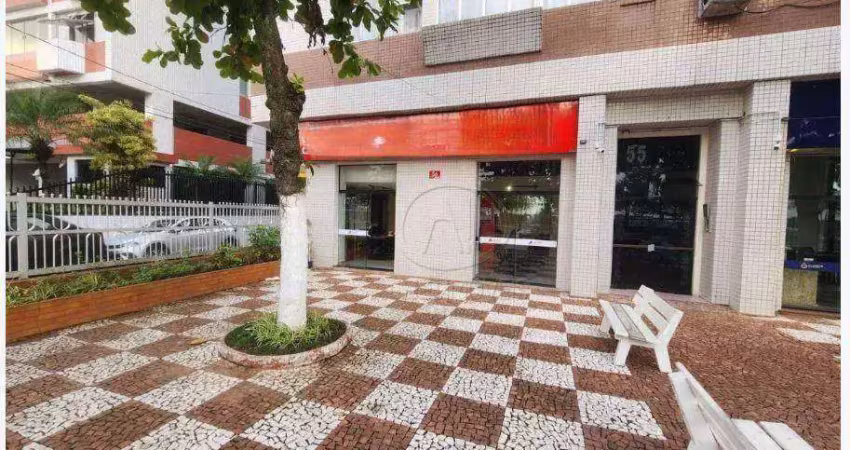 Ponto comercial com 4 salas para alugar no Gonzaga, Santos 