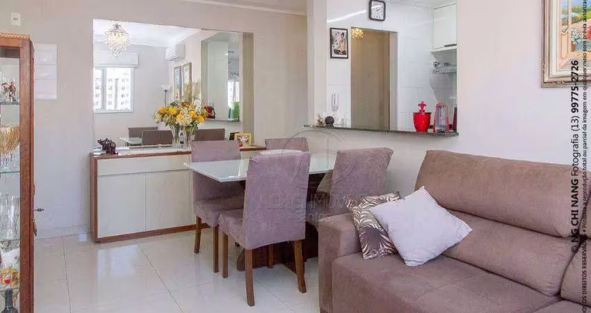Apartamento com 2 quartos à venda no Boqueirão, Santos 