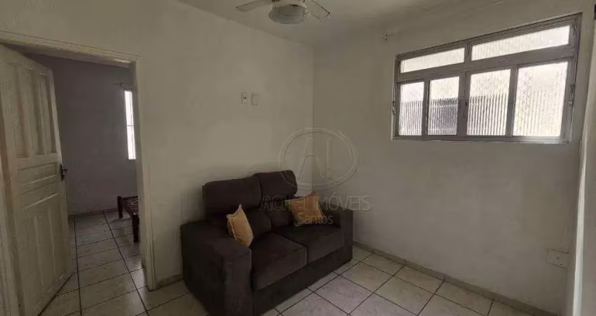 Apartamento com 1 dormitório para alugar, 46 m² por r$ 2.600,02/mês - gonzaga - santos/sp
