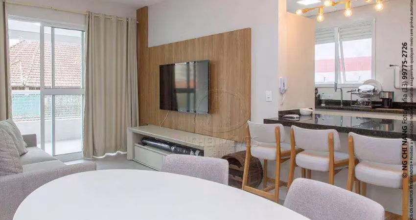 Apartamento com 2 quartos à venda no Embaré, Santos 