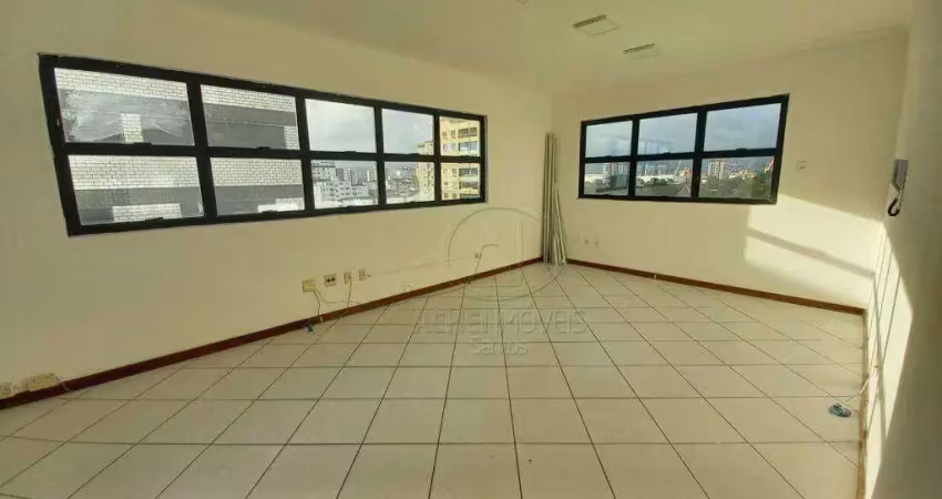 Sala comercial com 1 sala para alugar na Aparecida, Santos 