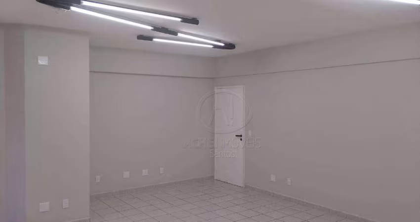 Sala Comercial para  venda e locação, Vila Mathias - Santos/SP