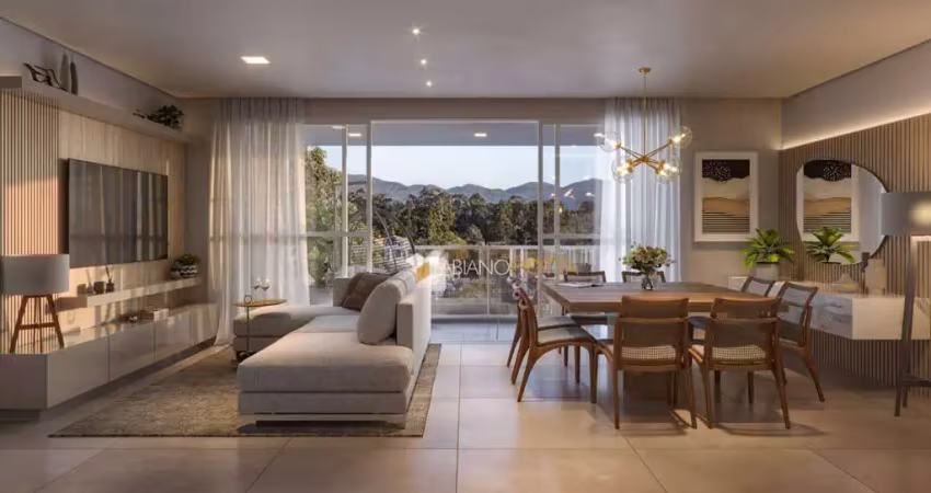 Apartamento com 3 dormitórios à venda, 158 m² por r$ 2.031.500,00 - cacupé - florianópolis/sc