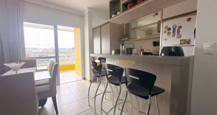 Apartamento com 2 dormitórios à venda, 72 m² por r$ 650.000 - campinas - são josé/sc
