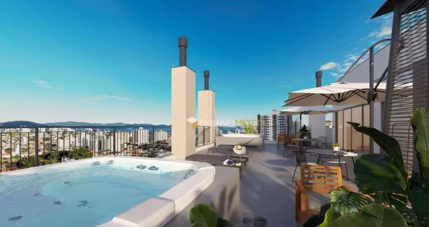 Apartamento com 1 dormitório à venda, 43 m² por r$ 466.000,00 - barreiros - são josé/sc