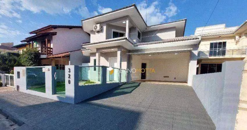 Casa com 3 dormitórios para alugar, 360 m² por r$ 9.145,00/mês - cidade universitária pedra branca - palhoça/sc
