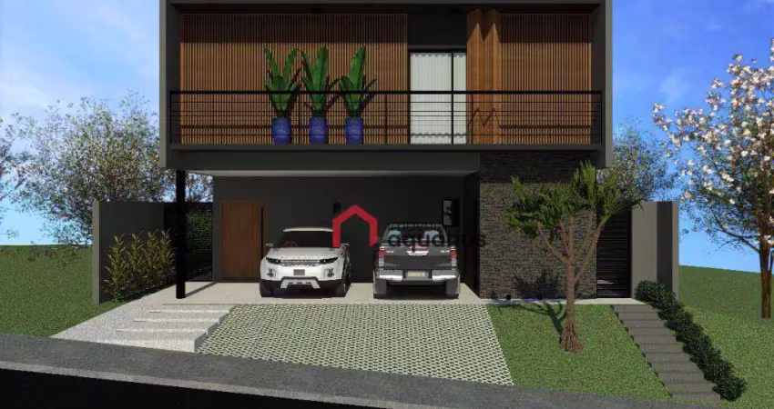 Sobrado com 4 dormitórios à venda, 230 m² por r$ 1.700.000,00 - condomínio terras do vale - caçapava/sp