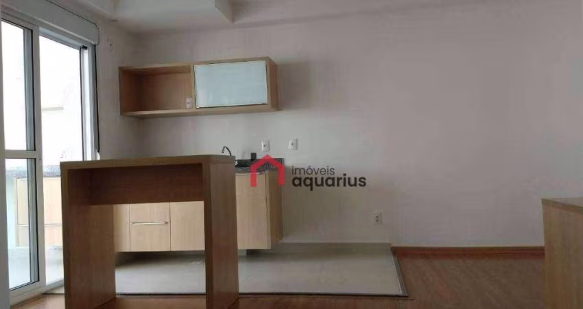 Apartamento  no Edifício Moriah com 1 dormitório para alugar, 40 m² por R$ 4.110/mês - Jardim Aquarius - São José dos Campos/SP