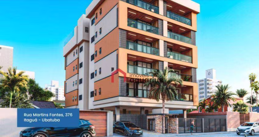 Apartamento com 2 dormitórios à venda, 73 m² por R$ 750.000,00 - Itaguá - Ubatuba/SP