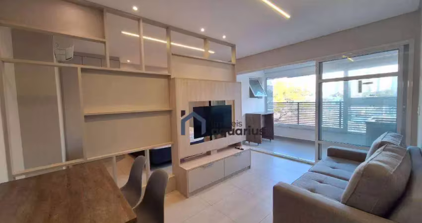Apartamento com 1 dormitório para alugar, 45 m² - jardim aquarius - são josé dos campos/sp
