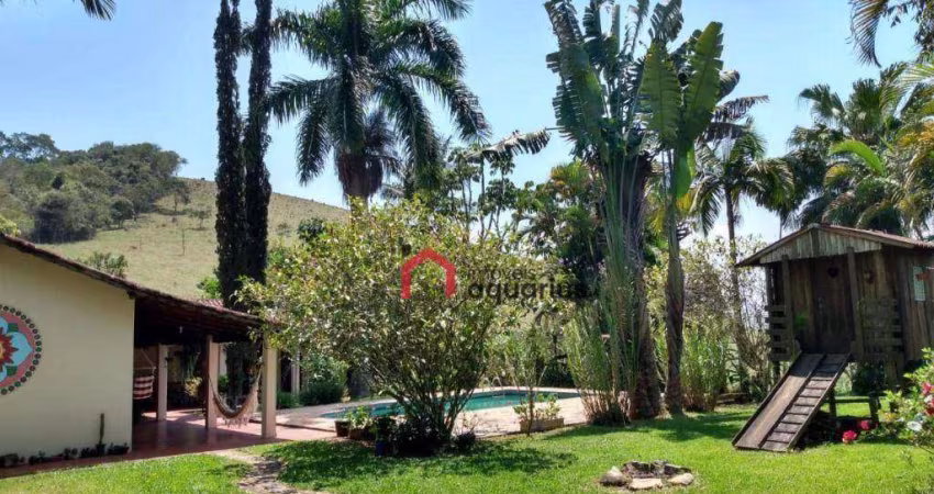 Sítio formado com 2 casas à venda, 34000 m² por R$ 950.000 - Zona Norte - São José dos Campos/SP