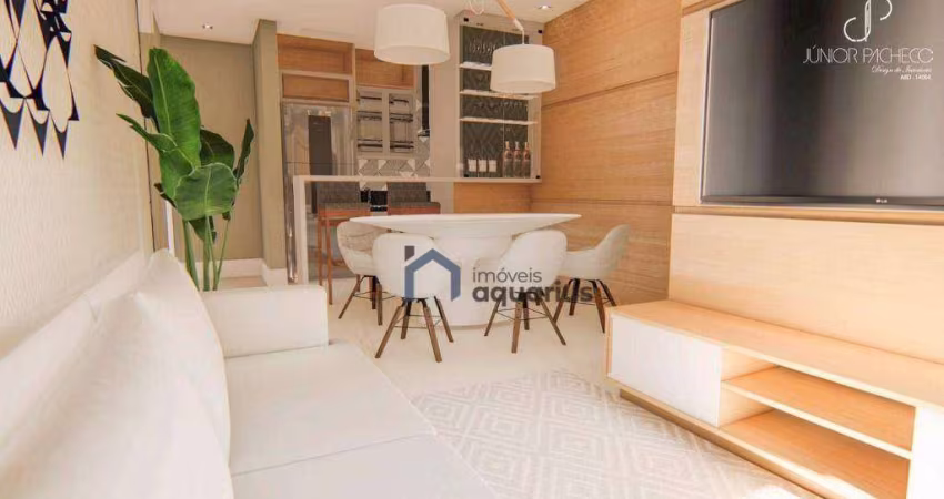 Apartamento com 2 dormitórios à venda, 58 m² por R$ 455.000,00 - Jardim Califórnia - Jacareí/SP