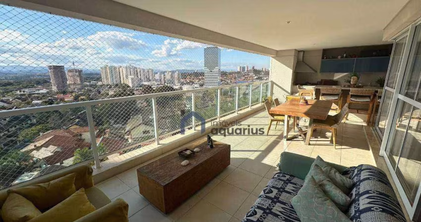 Apartamento com 4 dormitórios para alugar, 278 m² por R$ 14.150/mês - Jardim das Colinas - São José dos Campos/SP