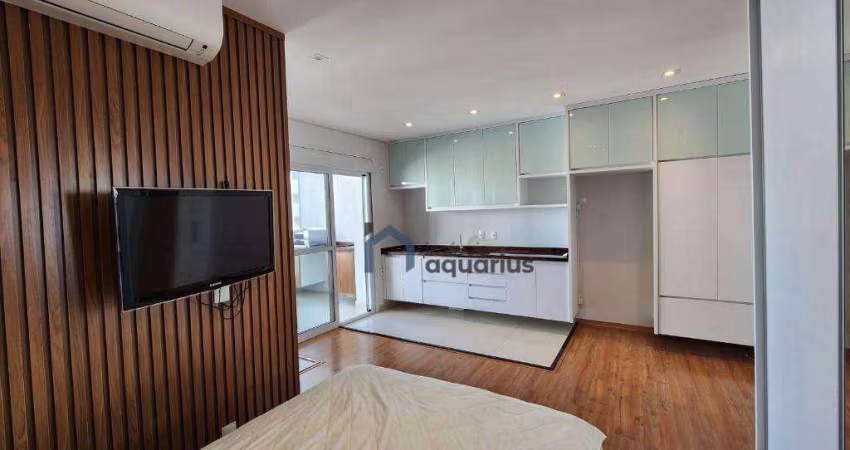 Apartamento no Edificio Moriah com 1 dormitório à venda, 40 m² por R$ 630.000,00 - Jardim Aquarius - São José dos Campos/SP