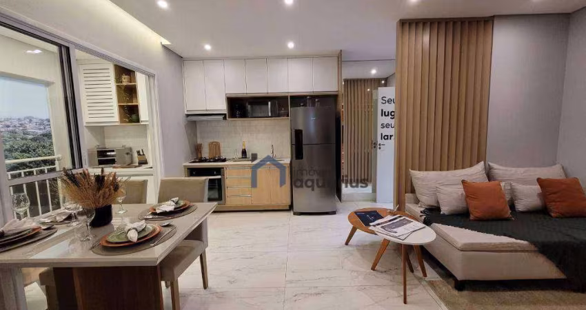 Apartamento com 2 dormitórios à venda, 58 m² por R$ 357.421,28 - Jardim Ismênia - São José dos Campos/SP