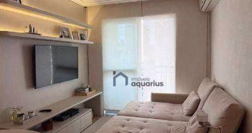 Apartamento com 1 dormitório à venda, 47 m² por R$ 490.000,00 - Vila Adyana - São José dos Campos/SP