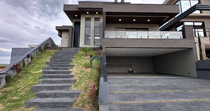 Sobrado com 3 dormitórios à venda, 320 m² - condomínio santa mônica - caçapava/são paulo