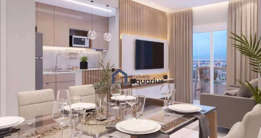 Apartamento à venda, 64 m² por r$ 495.000,00 - parque industrial - são josé dos campos/sp