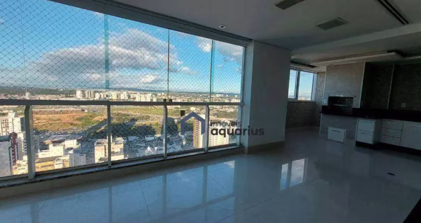 Apartamento com 4 dormitórios para alugar, 193 m² por r$ 15.570,00/mês - jardim aquarius - são josé dos campos/sp