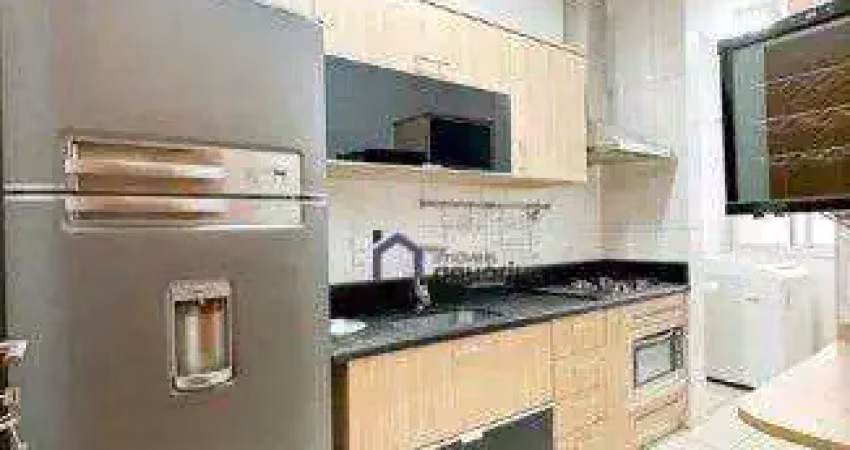 Apartamento com 2 dormitórios para alugar, 74 m² por r$ 4.530,00/mês - jardim aquarius - são josé dos campos/sp