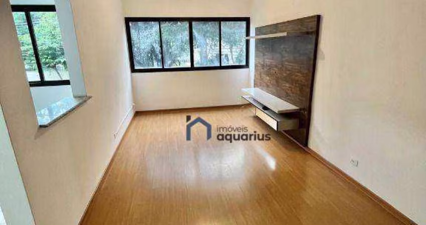 Apartamento com 1 dormitório para alugar, 49 m² por R$ 3.160,00/mês - Jardim Aquarius - São José dos Campos/SP