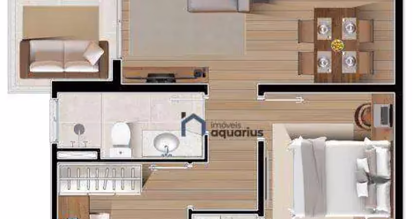 Apartamento com 2 dormitórios à venda, 65 m² por r$ 475.000 - parque industrial - são josé dos campos/sp